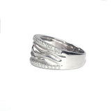Daphne Ripple White Diamond Ring - Exclusive Diamond Co