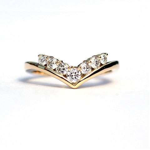 Olive Pointed White Diamond Ring - Exclusive Diamond Co