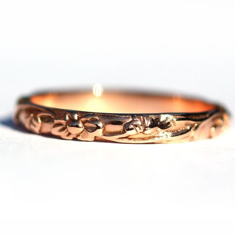 Dixie Garland Rose Gold Ring - Exclusive Diamond Co