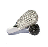 Ella-Rose Black & White Diamond Ring - Exclusive Diamond Co