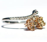Emily Yellow & White Diamond Ring - Exclusive Diamond Co