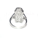 Carley Filligree White Diamond Ring - Exclusive Diamond Co