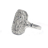 Carley Filligree White Diamond Ring - Exclusive Diamond Co