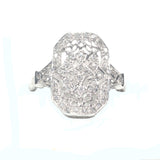 Carley Filligree White Diamond Ring - Exclusive Diamond Co