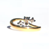 Sadie Cognac & White Diamond Ring - Exclusive Diamond Co