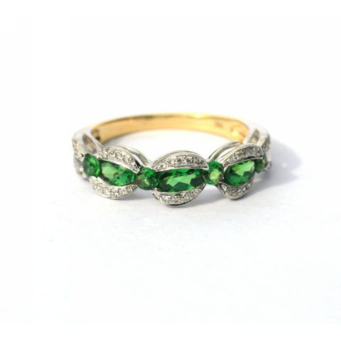 Melissa Green Garnet & Diamond Ring - Exclusive Diamond Co